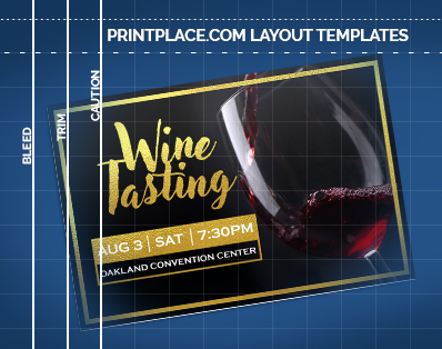 Foil Invitations Layout Templates